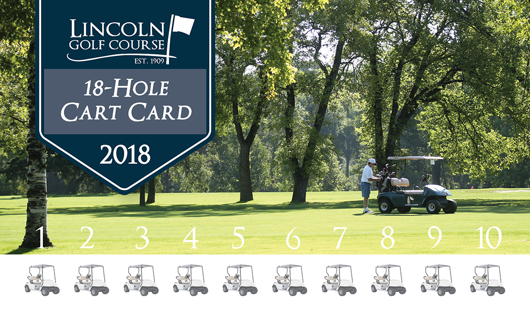 2018 LGC 18 Hole Cart Card